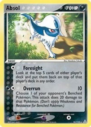 Absol (18)/110 Rare Reverse Holofoil