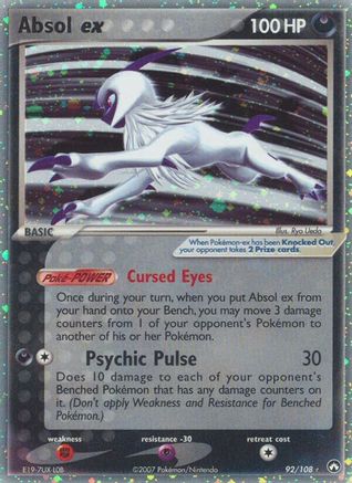 Absol ex (92)/108 Ultra Rare Holofoil