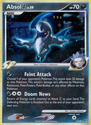 Absol G (1)/147 Holo Rare Reverse Holofoil