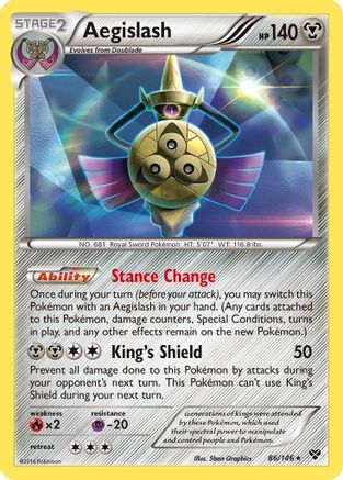 Aegislash (86) (86)/146 Holo Rare Reverse Holofoil