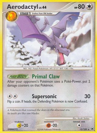 Aerodactyl (15)/100 Rare Reverse Holofoil