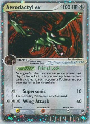 Aerodactyl ex (94)/100 Ultra Rare Holofoil