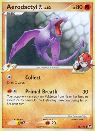 Aerodactyl GL (55)/111 Common Reverse Holofoil