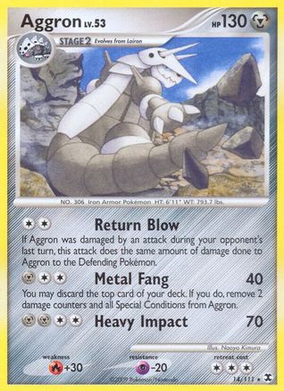 Aggron (14)/111 Rare Reverse Holofoil