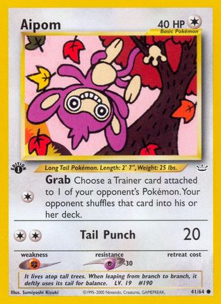 Aipom (41)/64 Common 1st Edition