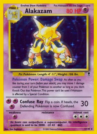 Alakazam (1)/110 Holo Rare Reverse Holofoil