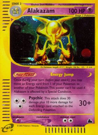 Alakazam (H1) (H1)/144 Holo Rare Holofoil