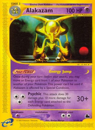 Alakazam (2) (2)/144 Rare Reverse Holofoil