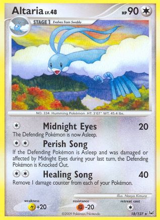 Altaria (18)/127 Rare Reverse Holofoil