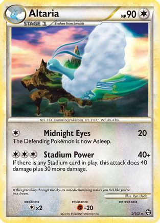 Altaria (2)/102 Holo Rare Reverse Holofoil