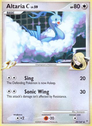 Altaria C (49)/147 Uncommon Reverse Holofoil