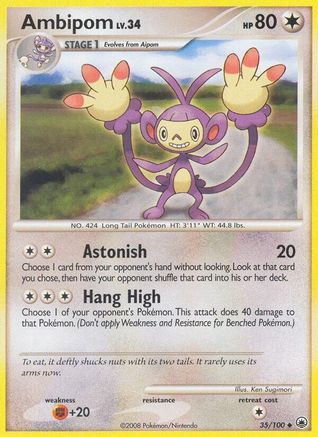 Ambipom (35)/100 Uncommon Reverse Holofoil