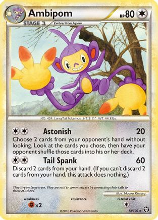 Ambipom (13)/102 Rare Reverse Holofoil