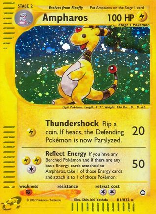 Ampharos (H1) (H1)/147 Holo Rare Holofoil