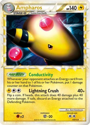 Ampharos (Prime) (105)/123 Ultra Rare Holofoil