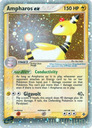 Ampharos ex (89)/97 Ultra Rare Holofoil