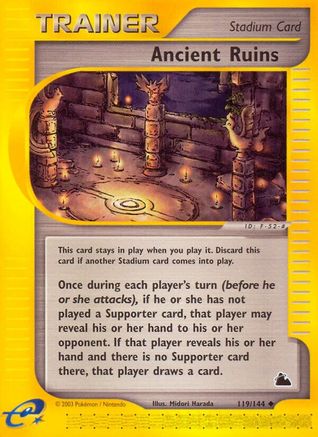 Ancient Ruins (119)/144 Uncommon Reverse Holofoil