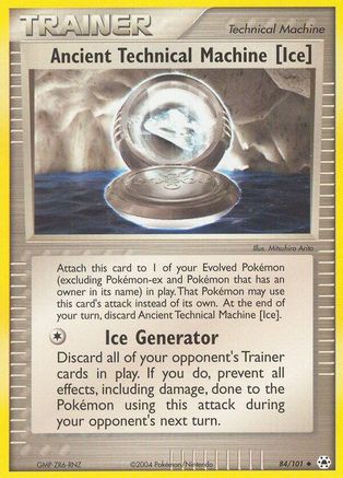 Ancient Technical Machine [Ice] (84)/101 Uncommon Reverse Holofoil
