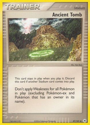 Ancient Tomb (87)/101 Uncommon Reverse Holofoil