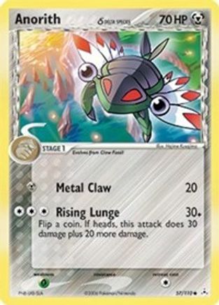 Anorith (Delta Species) (57)/110 Common Reverse Holofoil