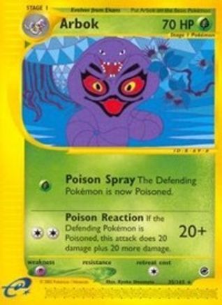 Arbok (35) (35)/165 Rare Reverse Holofoil