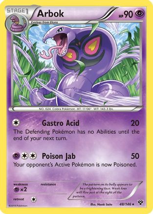 Arbok (48)/146 Rare Reverse Holofoil