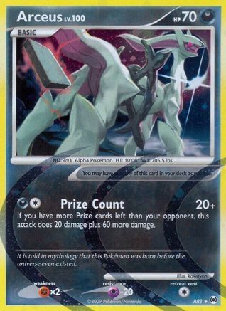 Arceus (AR1) (AR1)/99 Holo Rare Holofoil