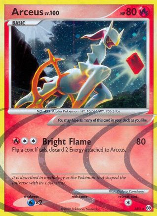 Arceus (AR3) (AR3)/99 Holo Rare Holofoil