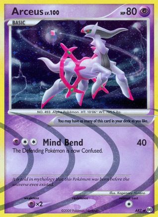 Arceus (AR7) (AR7)/99 Holo Rare Holofoil
