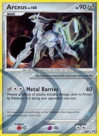 Arceus (AR9) (AR9)/99 Holo Rare Holofoil