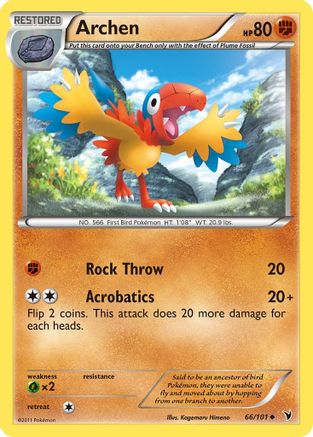 Archen (66)/101 Uncommon Reverse Holofoil