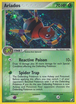 Ariados (2)/115 Holo Rare Holofoil