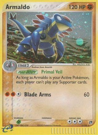 Armaldo (1)/100 Holo Rare Holofoil
