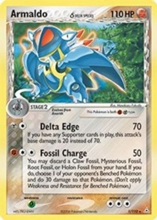 Armaldo (Delta Species) (1)/110 Holo Rare Holofoil