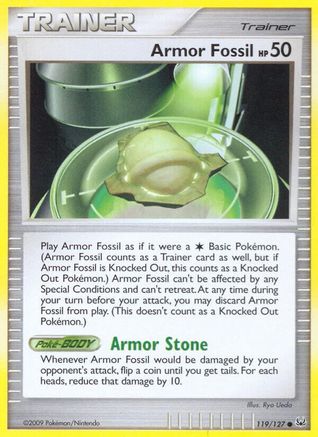 Armor Fossil (119)/127 Common Reverse Holofoil