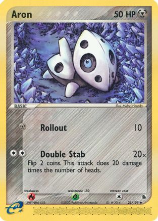 Aron - 25/109 (25)/109 Uncommon Reverse Holofoil