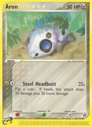 Aron (56)/100 Common Reverse Holofoil