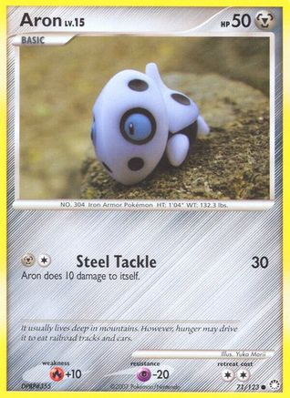 Aron (71)/123 Common Reverse Holofoil