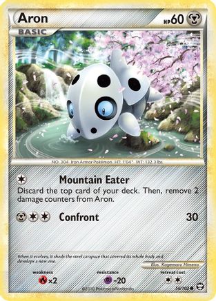 Aron (56)/102 Common Reverse Holofoil