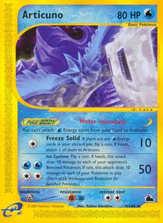 Articuno (4) (4)/144 Rare Reverse Holofoil