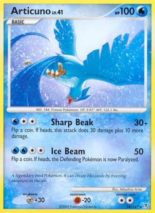 Articuno (16) (16)/147 Rare Reverse Holofoil
