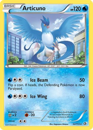 Articuno (32)/113 Holo Rare Reverse Holofoil