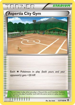 Aspertia City Gym (127)/149 Uncommon Reverse Holofoil