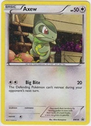 Axew - BW26 (BW26)/101 Promo Holofoil