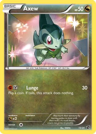 Axew (13) (13)/20 Holo Rare Holofoil