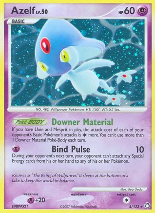 Azelf (4)/123 Holo Rare Reverse Holofoil