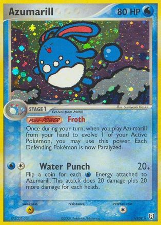 Azumarill (1)/109 Holo Rare Holofoil