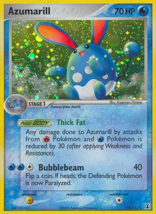 Azumarill (114)/113 Secret Rare Holofoil