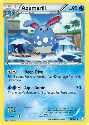 Azumarill (37)/149 Uncommon Reverse Holofoil