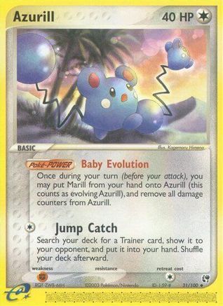 Azurill (31)/100 Uncommon Reverse Holofoil